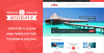 Tropical - Travel, Tour Booking HTML5 Template