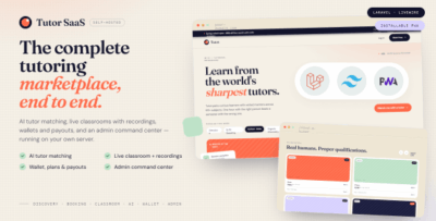 Tutor SaaS | Online Tutor Booking and Marketplace Platform