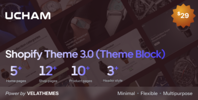 Ucham - Multipurpose Shopify Theme 3.0 (Theme Block)