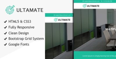 Ultimate multiple purpose HTML responsive site template