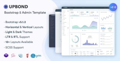 Upbond - Responsive Admin Dashboard Template