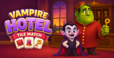 Vampire Hotel: Tile Match | 5000 Levels HTML5 Puzzle Game