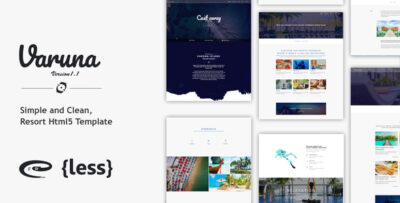 Varuna SCU - Resort Hotel HTML5 Template
