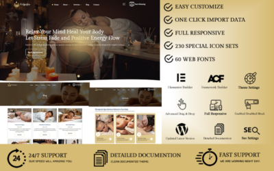 Velaspa - Spa & Massage Parlor WordPress Theme