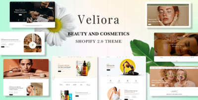 Veliora - Beauty Care & Cosmetics Shopify Theme