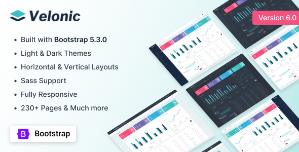 Velonic - Admin & Dashboard Template Velonic - Admin & Dashboard Template