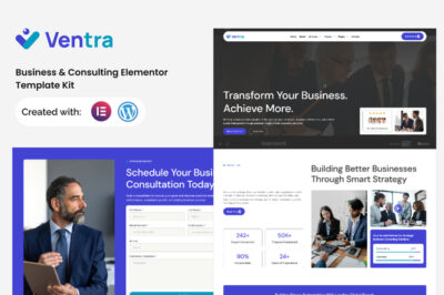 Ventra - Business & Consulting Elementor Template Kit