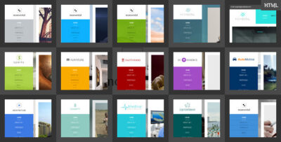 Vertical Menu HTML5 Template