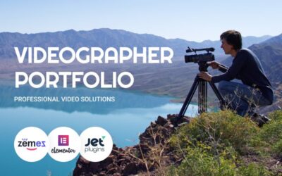 Videographer Portfolio WordPress Theme for Video Production and Film Services Website