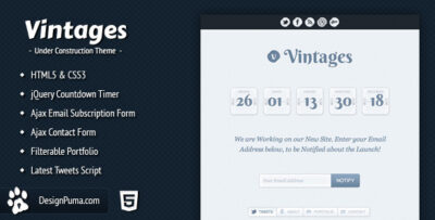 Vintages - Under Construction Theme