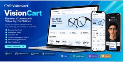 VisionCart - Eyewear eCommerce With Virtual Try-On