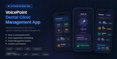 VoicePoint | Dental Clinic Management Flutter and Next.js App