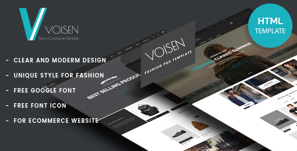 Voisen - Fashion Store HTML Template Voisen - Fashion Store HTML Template