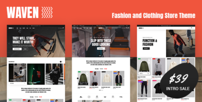 Waven - Fashion and Clothing Store Theme