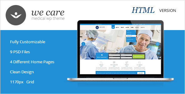 We Care - Premium Medical HTML Template We Care - Premium Medical HTML Template