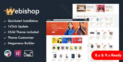 Webishop - Mega Store Elementor Prestashop Responsive Theme