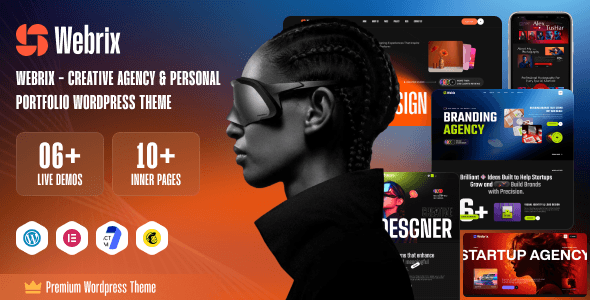Webrix - Creative Agency & Personal Portfolio WordPress Theme Webrix - Creative Agency & Personal Portfolio WordPress Theme