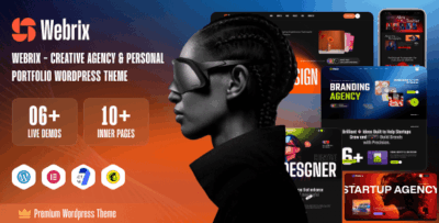 Webrix – Creative Agency & Personal Portfolio WordPress Theme