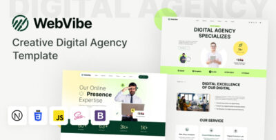 WebVibe - Creative Digital Agency React Template