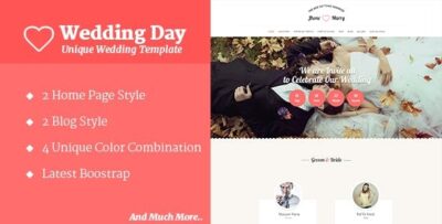 Wedding Day - HTML Template