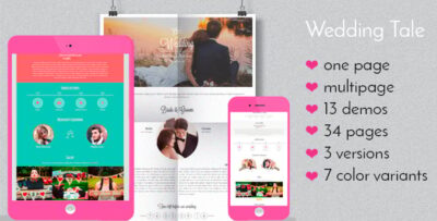Wedding Tale - Responsive HTML Template