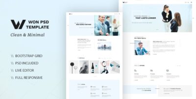 WON - Clean Multipurpose HTML