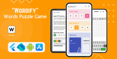 Wordify - Words Puzzle Game | Flutter Core | Android & iOS