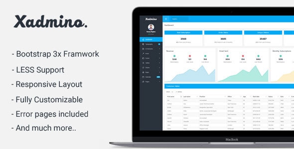Xadmino - Admin & Dashboard Template Xadmino - Admin & Dashboard Template