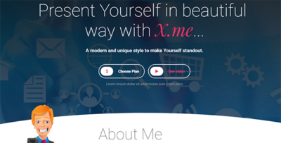 XdotMe - Personal Portfolio Template