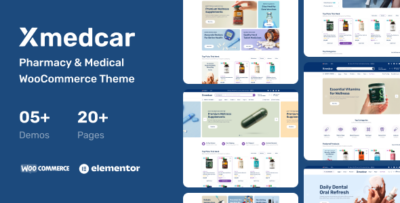 Xmedcar – Pharmacy & Medical WooCommerce WordPress Theme