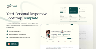 Yatri-Personal Responsive Bootstrap Template