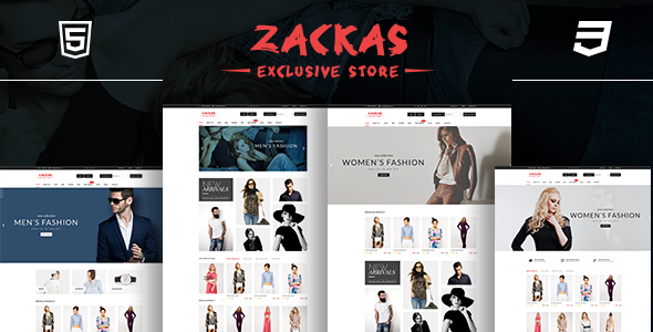 Zackas - Fashion HTML Template Zackas - Fashion HTML Template