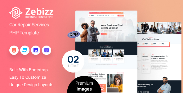 Zebizz - Business Consulting PHP Template Zebizz - Business Consulting PHP Template