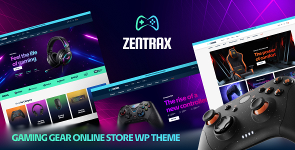 Zentrax – Gaming Gear Online Store WordPress Theme Zentrax – Gaming Gear Online Store WordPress Theme