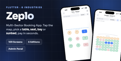 Zeplo | Multi-Sector Booking App