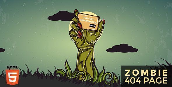 Zombie - Animated 404 Page Zombie - Animated 404 Page