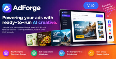 AdForge - AI Ad Creative Generator SaaS