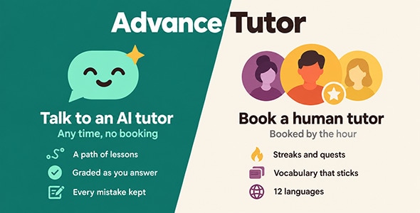 AdvanceTutor | Flutter App AI Language Learning and Marketplace With Laravel Admin Panel AdvanceTutor | Flutter App AI Language Learning and Marketplace With Laravel Admin Panel