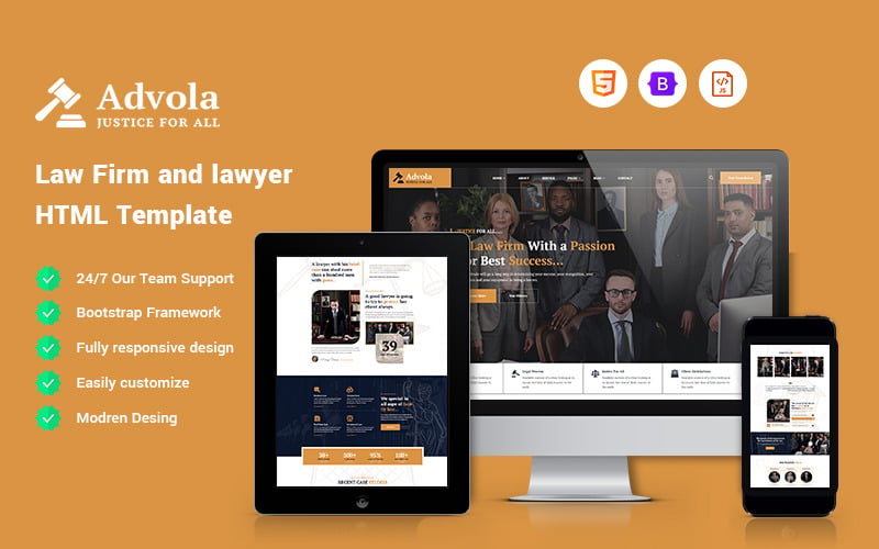 Advola - Law Firm and lawyer Website Template Advola - Law Firm and lawyer Website Template