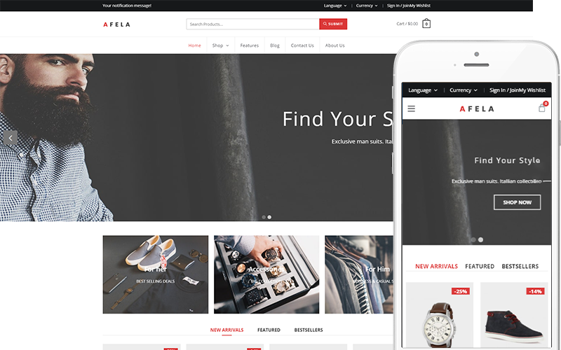 Afela - Theme for Fashion Shop WooCommerce Theme Afela - Theme for Fashion Shop WooCommerce Theme