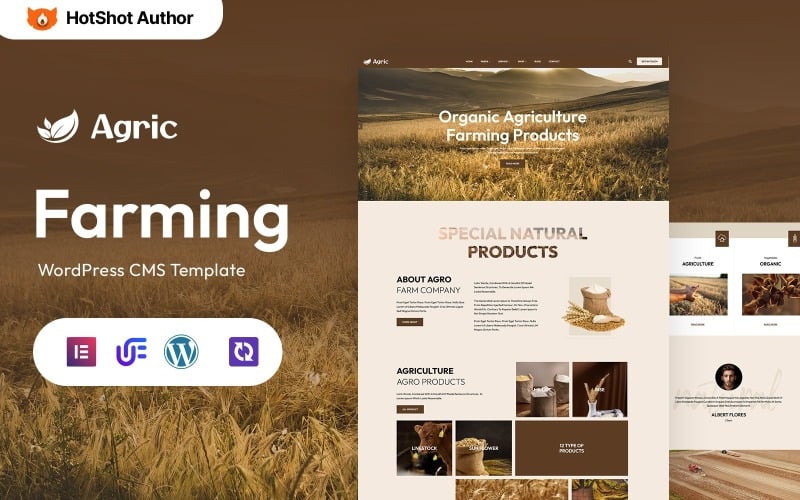 Agric - Agro Multipurpose WordPress Elementor Theme Agric - Agro Multipurpose WordPress Elementor Theme