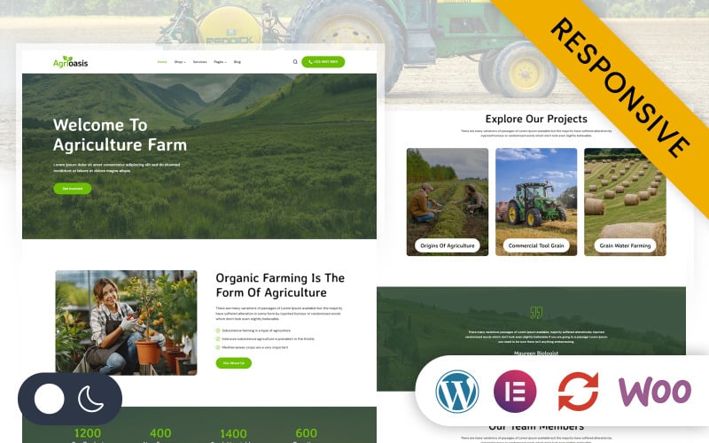 Agrioasis - Agriculture Farming Elementor WordPress Responsive Theme Agrioasis - Agriculture Farming Elementor WordPress Responsive Theme