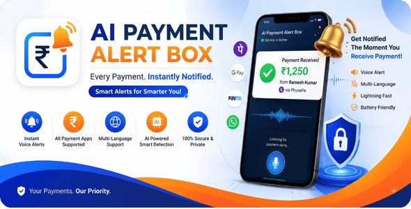 AI Payment SoundBox | Voice Announcement & Merchant Assistant Android App AI Payment SoundBox | Voice Announcement & Merchant Assistant Android App