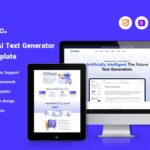 Aidelta - AI Text Generator Website Template
