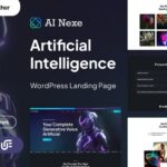Ainexe - Artificial Intelligence WordPress Landing Page Template