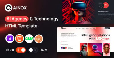 Ainox - AI Agency HTML Template