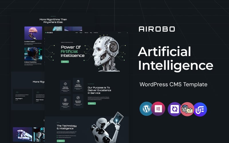 Airobo -Artificial Intelligence And Technology WordPress Elementor Theme Airobo -Artificial Intelligence And Technology WordPress Elementor Theme