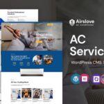 Airslove - Air Conditioner Service  WordPress Elementor Theme