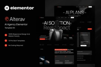 AIterav - AI Agency Elementor Template Kit