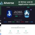 Aiverse - AI Writer and AI Application website React NEXT JS Template